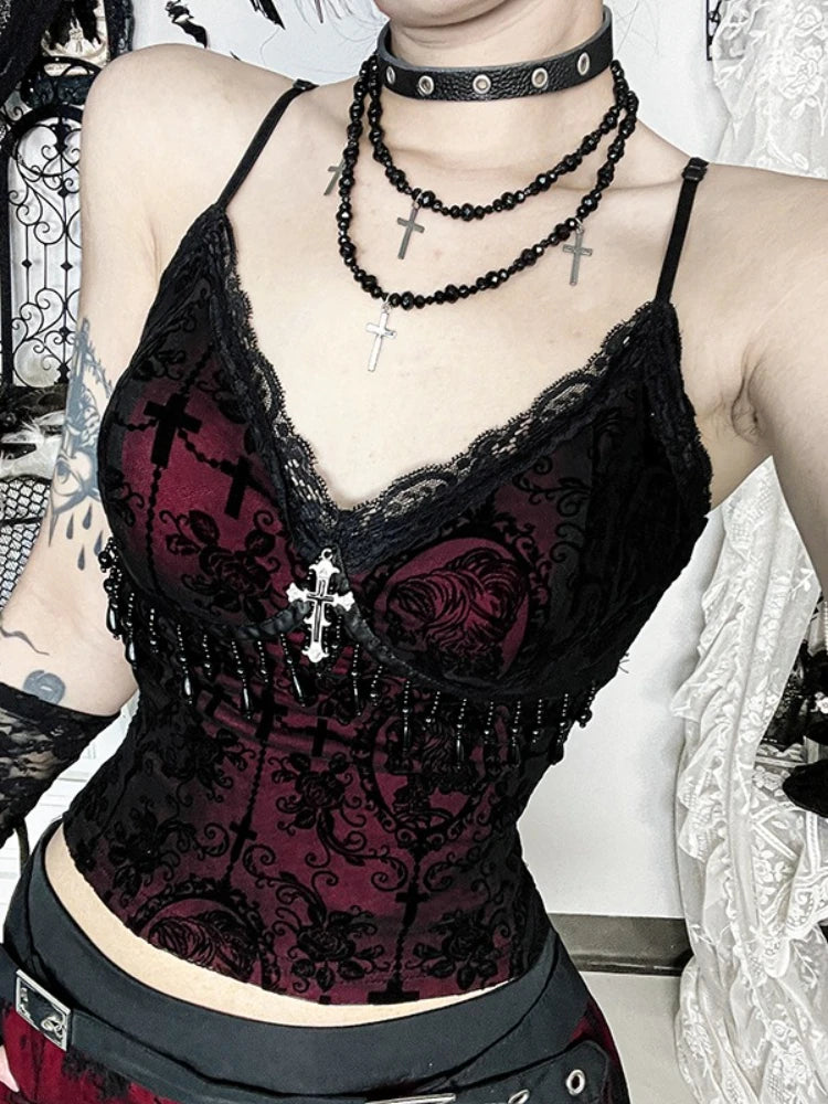 The Obsidian Mesh Bustier