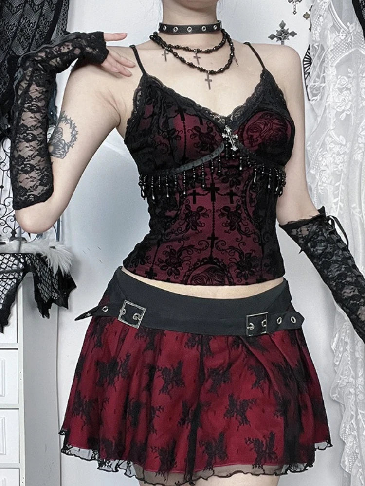 The Obsidian Mesh Bustier