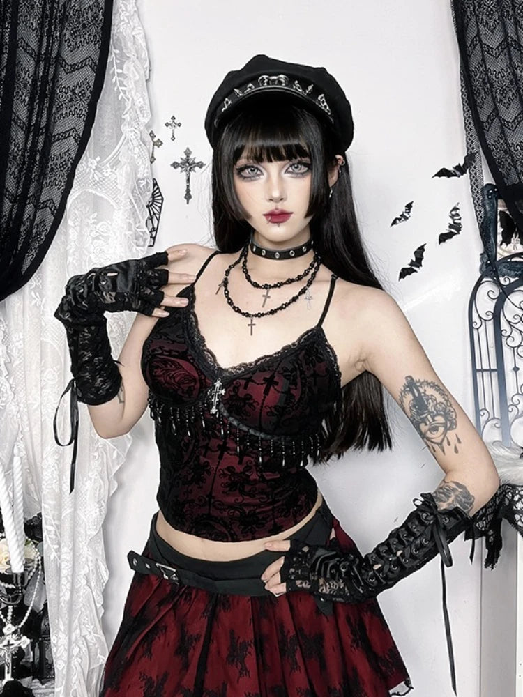 The Obsidian Mesh Bustier