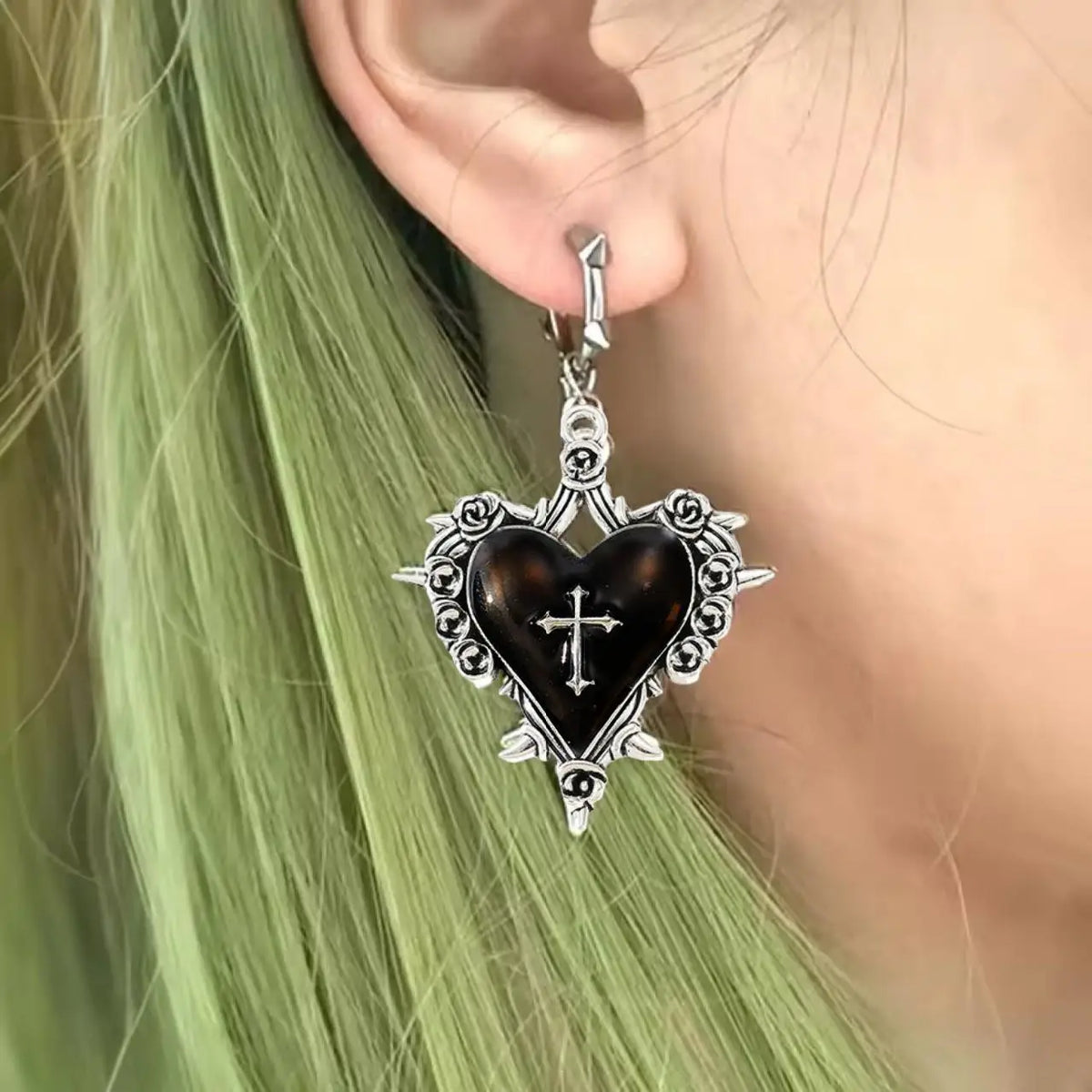 The Industrial Link earrings