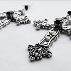 Silver Gothic Punk Earing