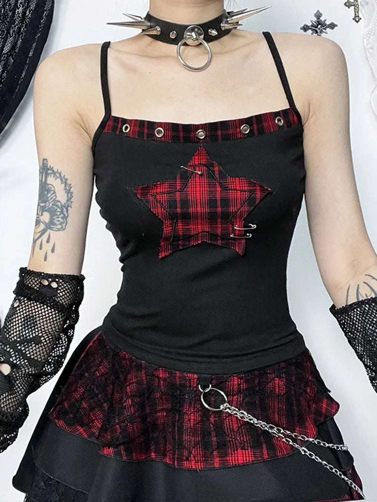 The Red Plaid Pentagram