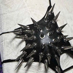 Women's Y2K Goth Top Emo Clothing Gothic Crop Tank Tops with Spikes Punk Rock for Teens Spiked Studded ALT Rave Festival Grunge